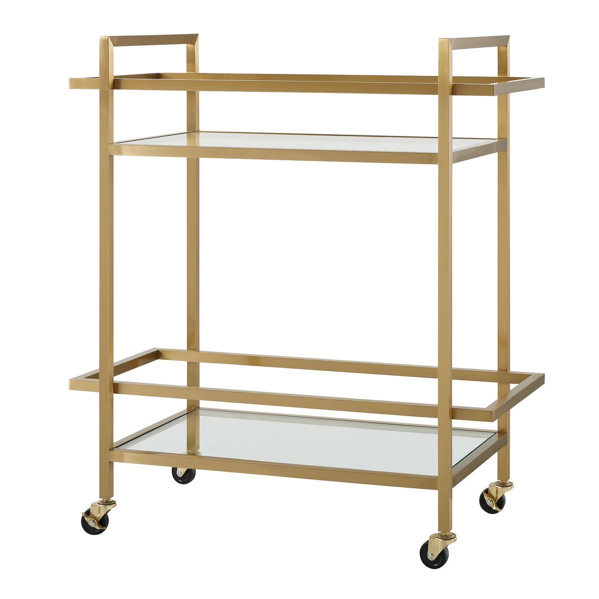 Erwin Bar Cart on a white background at Addison West