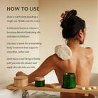 Daily Pebble | Deep Moisturizing Solid Bath & Shower Oil in a bathroom at Addison West