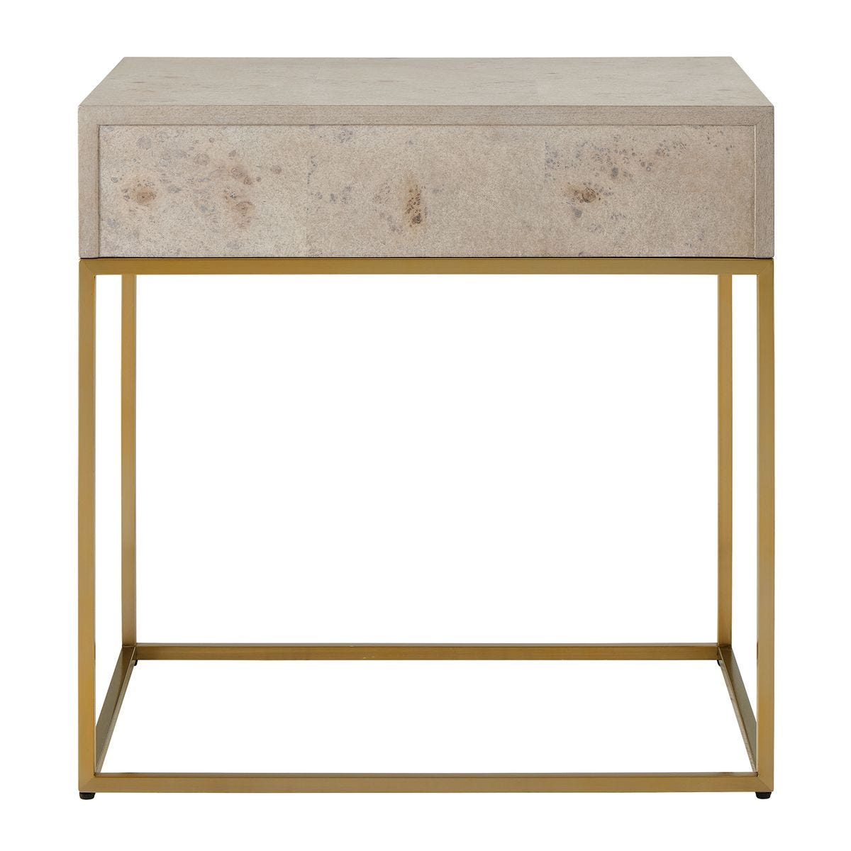Back of Pemberley Side Table on a white background at Addison West