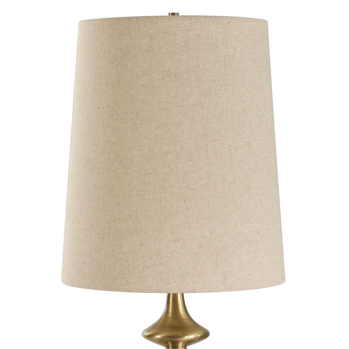 Close up of Perris Buffet Lamp on a white background at Addison West