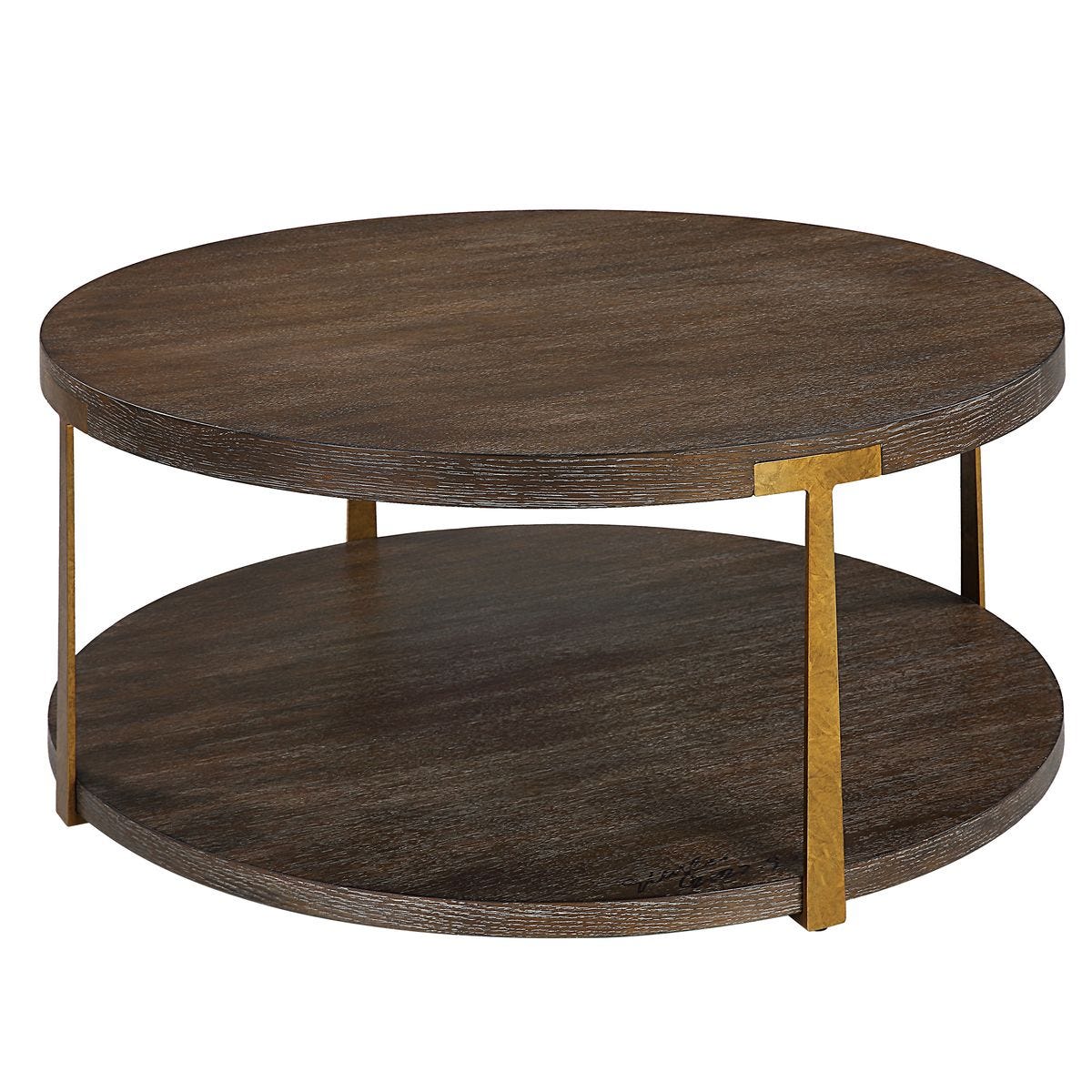 Prescott Coffee Table on a white background at Addison West