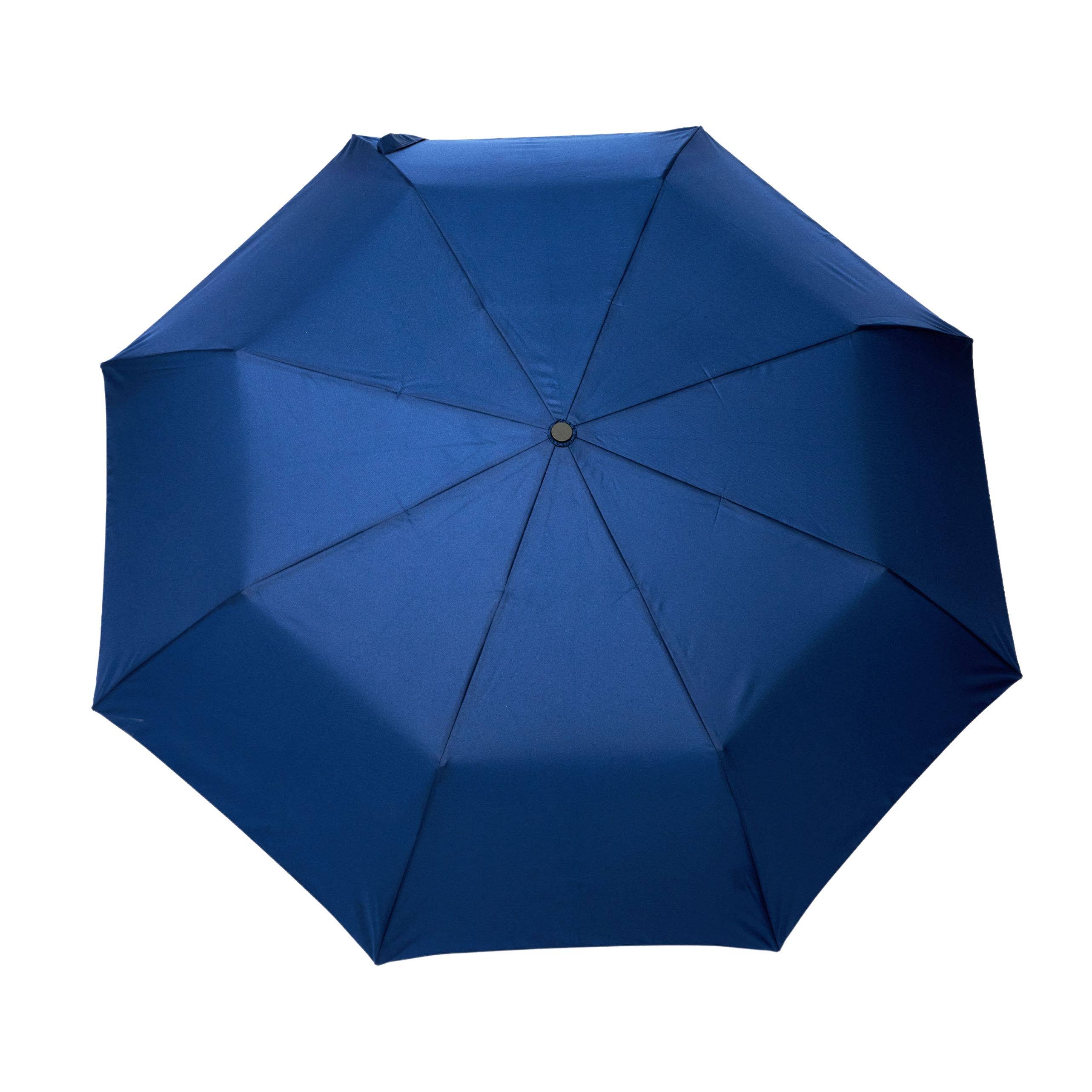 Original Duckhead Navy Eco-Friendly Umbrella on a white background at Addison West
