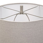 Close up of Compton Table Lamp on white background at Addison West