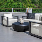 Joss Indoor–Outdoor Coffee Table on a patio at Addison West
