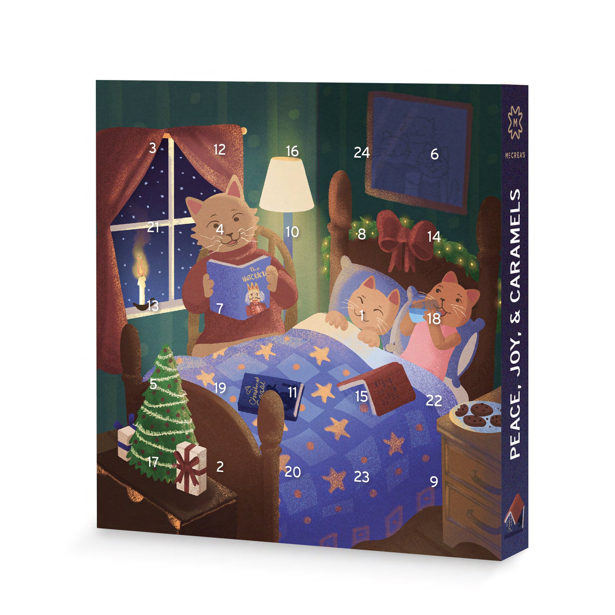 McCrea's Caramel Advent Calendar on a white background at Addison West