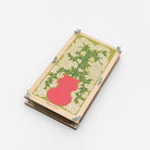 Large wooden flower press with a floral design on a white background
