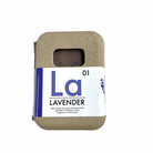 Seattle seed company Organic Lavender Soap in craft packaging on a white background