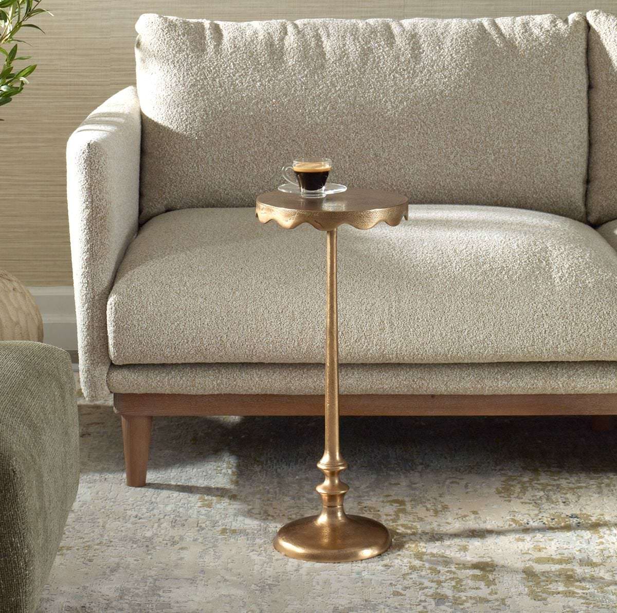 Maribel Accent Table in a living room at Addison West