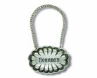 Bourbon Pewter Western Decanter Tag on a white background at Addison West