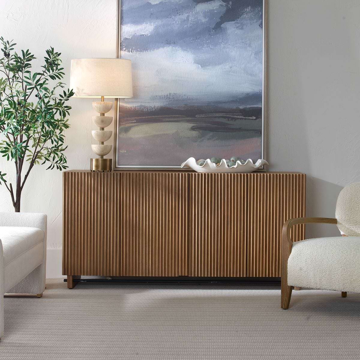 Keller Cabinet in a living room at Addison West