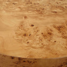 Close up of Koa Coffee Table at Addison West