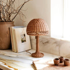 Augusta Mini Table Lamp on a marble kitchen countertop