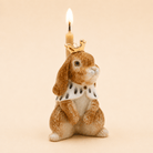 Camp Hollow Highness Hare Cake Topper on a beige background at Addison West