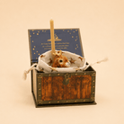 Camp Hollow Highness Hare Cake Topper on a beige background at Addison West