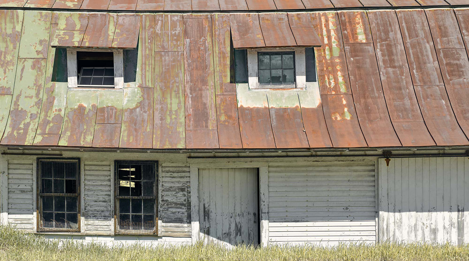 “Rusty Roof 1" by Jim Westphalen fine art at Addison West