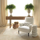 Maker's Console Table in a living room at Addison West