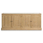Woodbridge Furniture Baker's Sideboard in Limewash Finish on a white background at Addison West