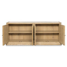 Woodbridge Furniture Baker's Sideboard in Limewash Finish on a white background at Addison West