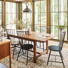 Forever Extendable Dining Table in Breadboard Finish in a dining room at Addison West