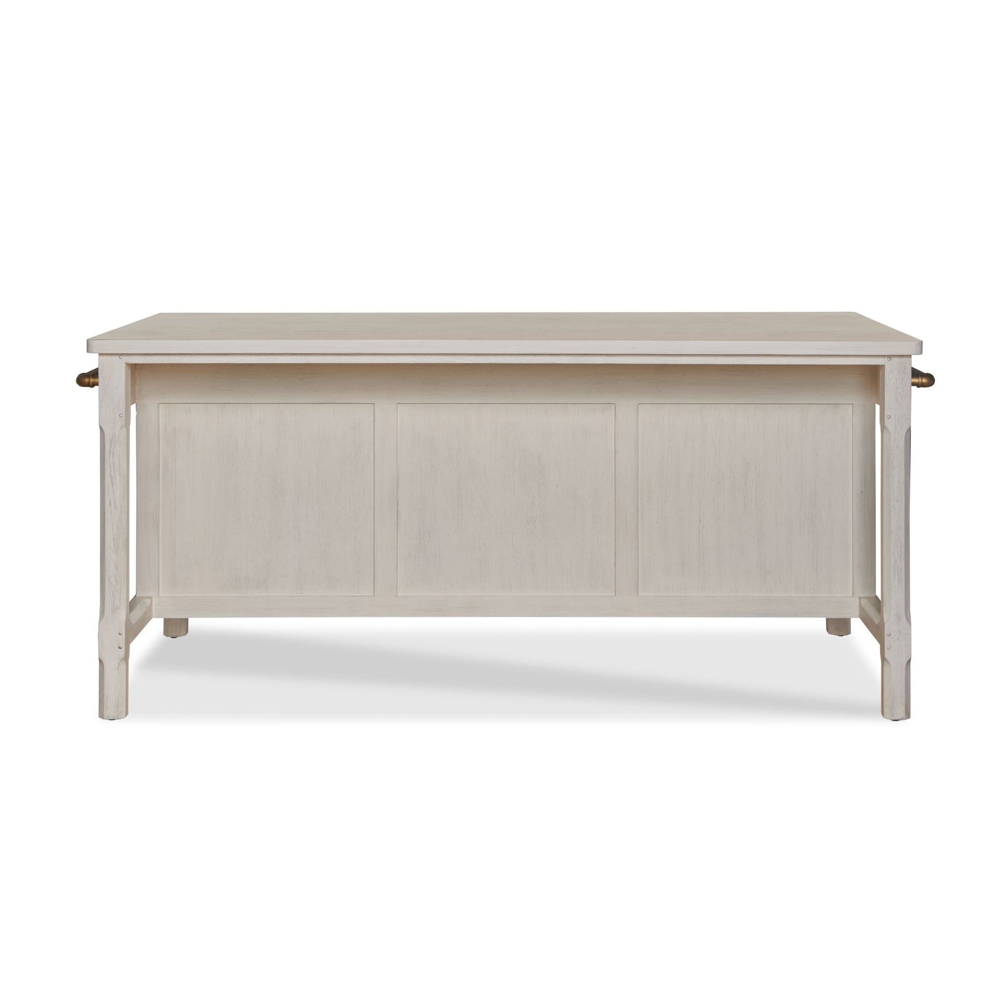 Draper's Table in Frost White on a white background at Addison West