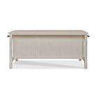Draper's Table in Frost White on a white background at Addison West