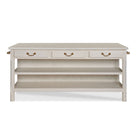 Draper's Table in Frost White on a white background at Addison West