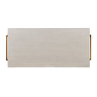 Draper's Table in Frost White on a white background at Addison West