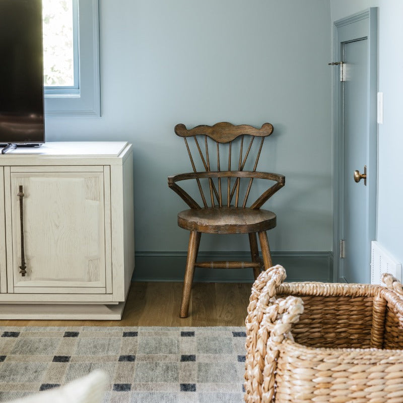 Storybook Chair in Antique Finish in a bedroom at Addison West