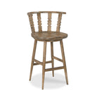 Fable Bar Stool in Antique Finish on a white background at Addison West