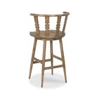 Fable Bar Stool in Antique Finish on a white background at Addison West