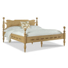 King Saltwater Bed in Limewash Finish on a white background at Addison West