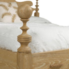 King Saltwater Bed in Limewash Finish on a white background at Addison West