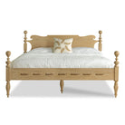 Queen Saltwater Bed in Limewash Finish on a white background at Addison West