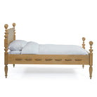 Twin Saltwater Bed in Limewash Finish on a white background at Addison West