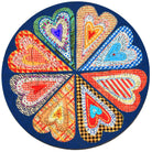 Liberty Puzzle Paper Hearts on a white background at Addison West