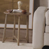 Four Hands Dupree End Table in Washed Oak in a living room at Addison West