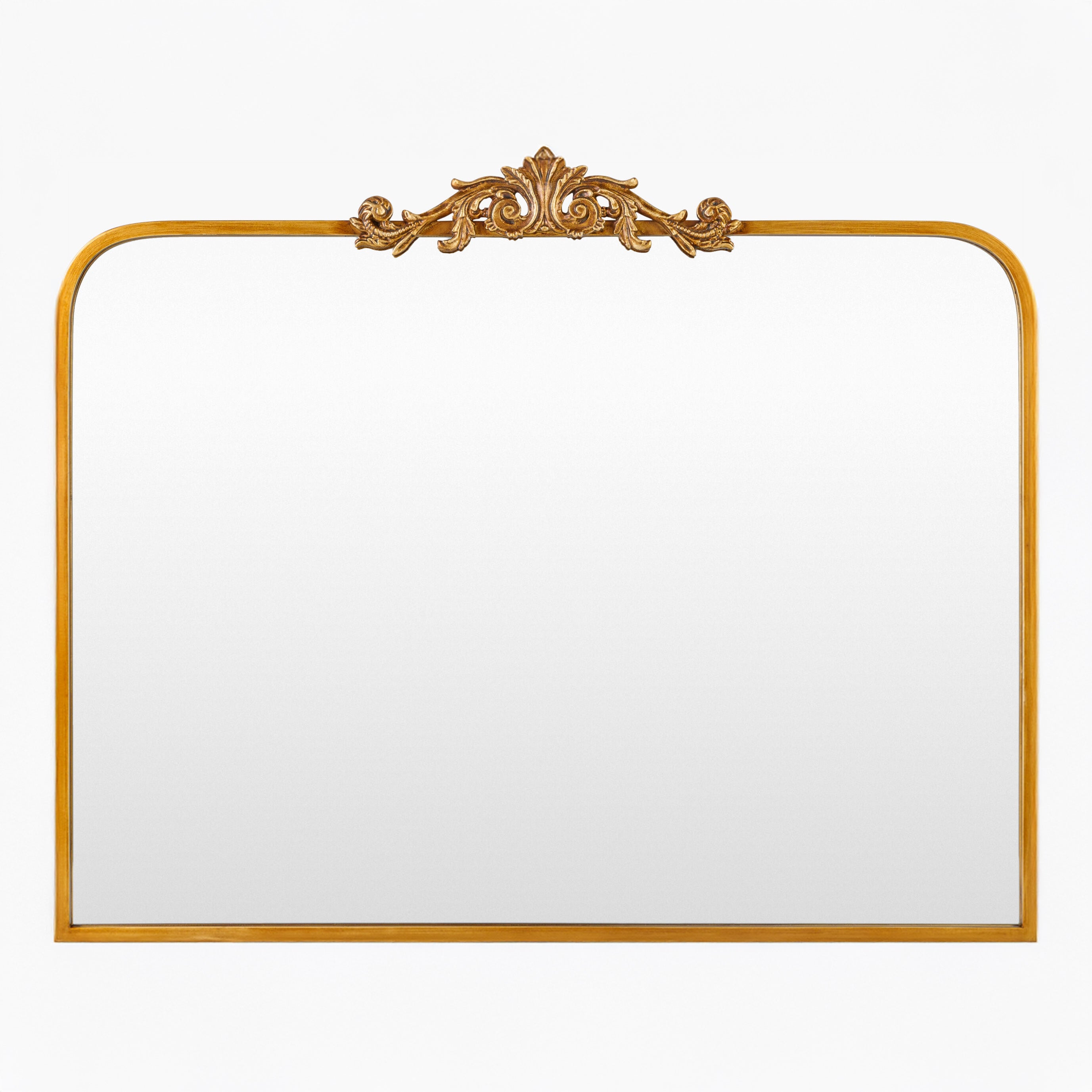 Aarlen Mantel Mirror on a white background at Addison West