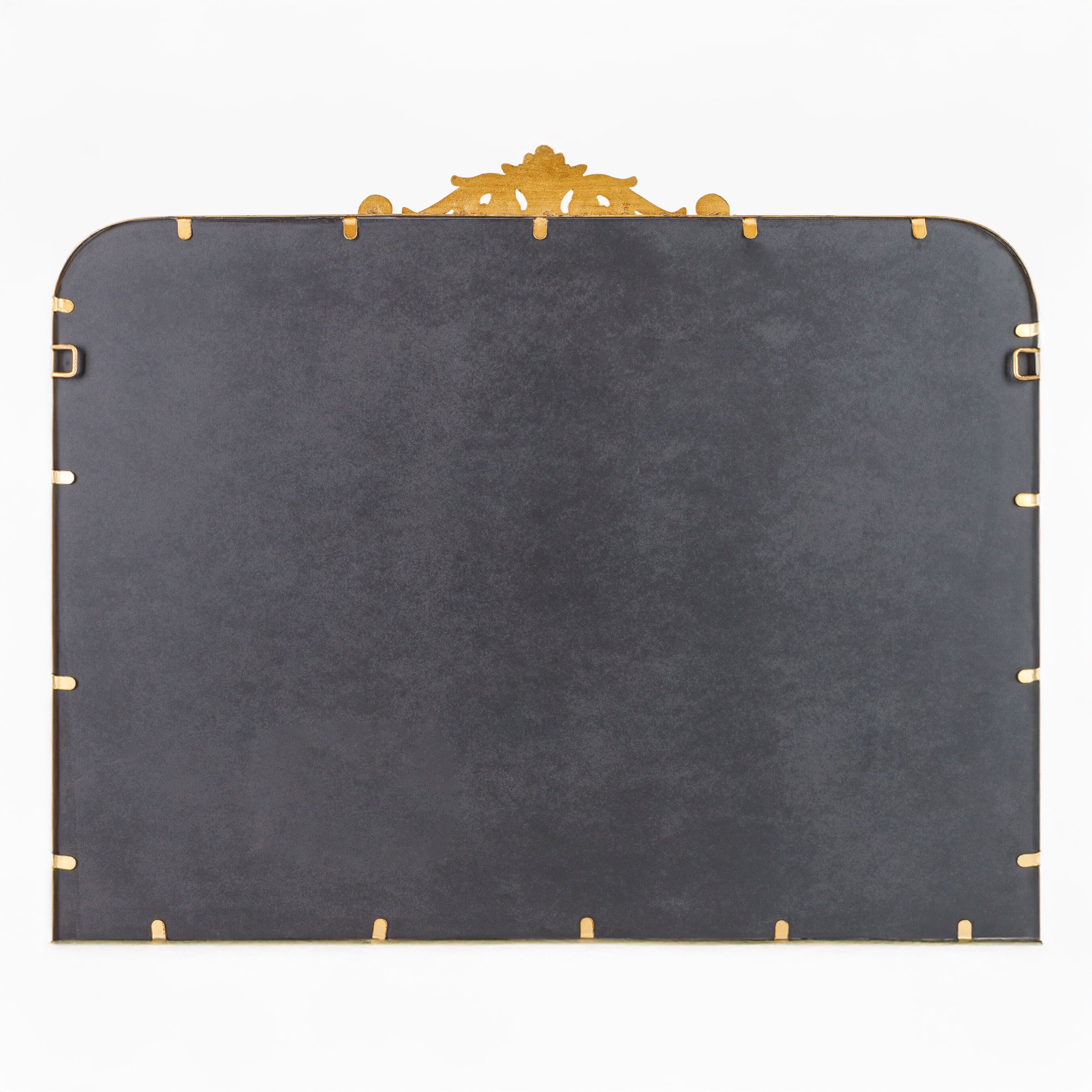 Back of Aarlen Mantel Mirror on a white background at Addison West