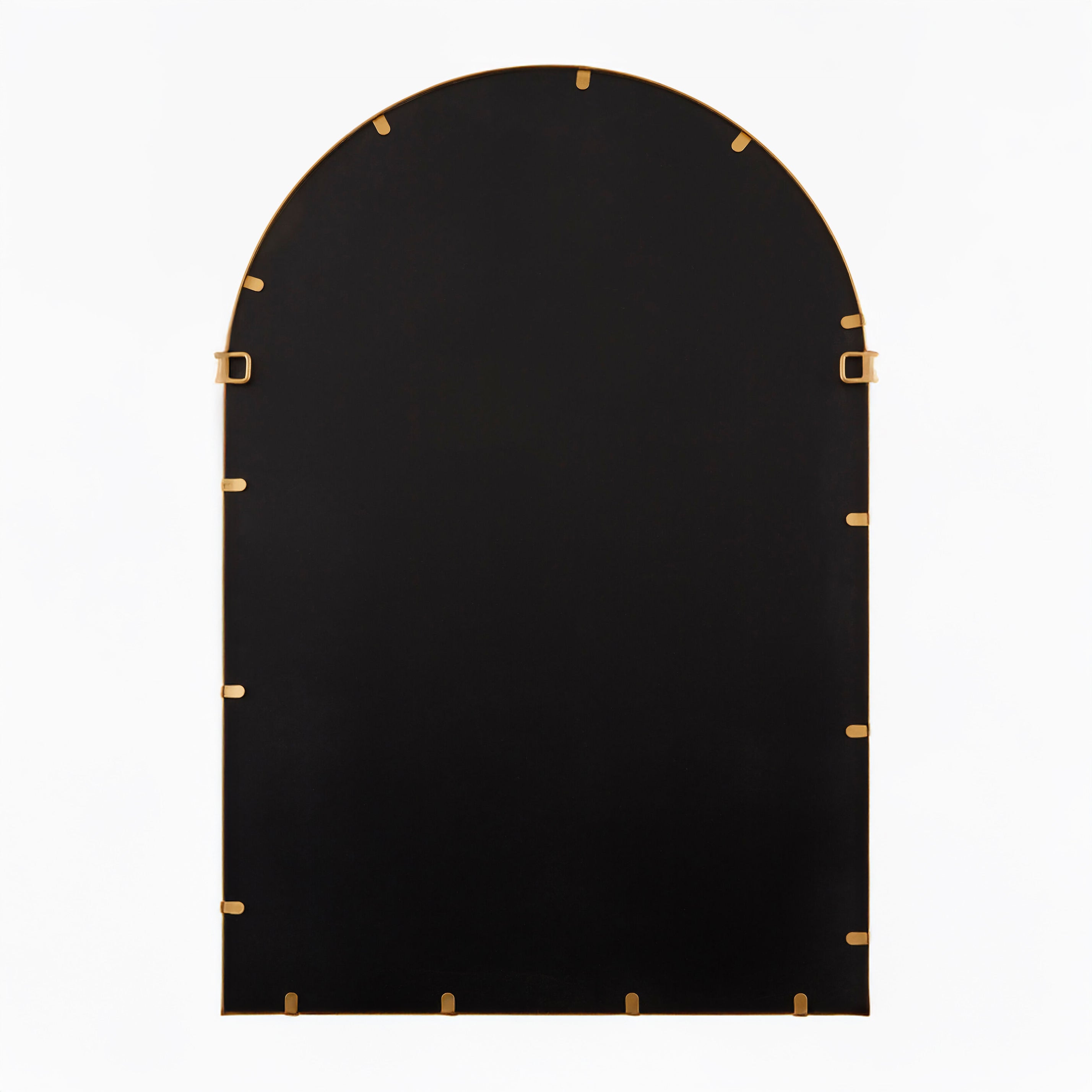 Back of Carmen Arch Accent Mirror on a white background at Addison West