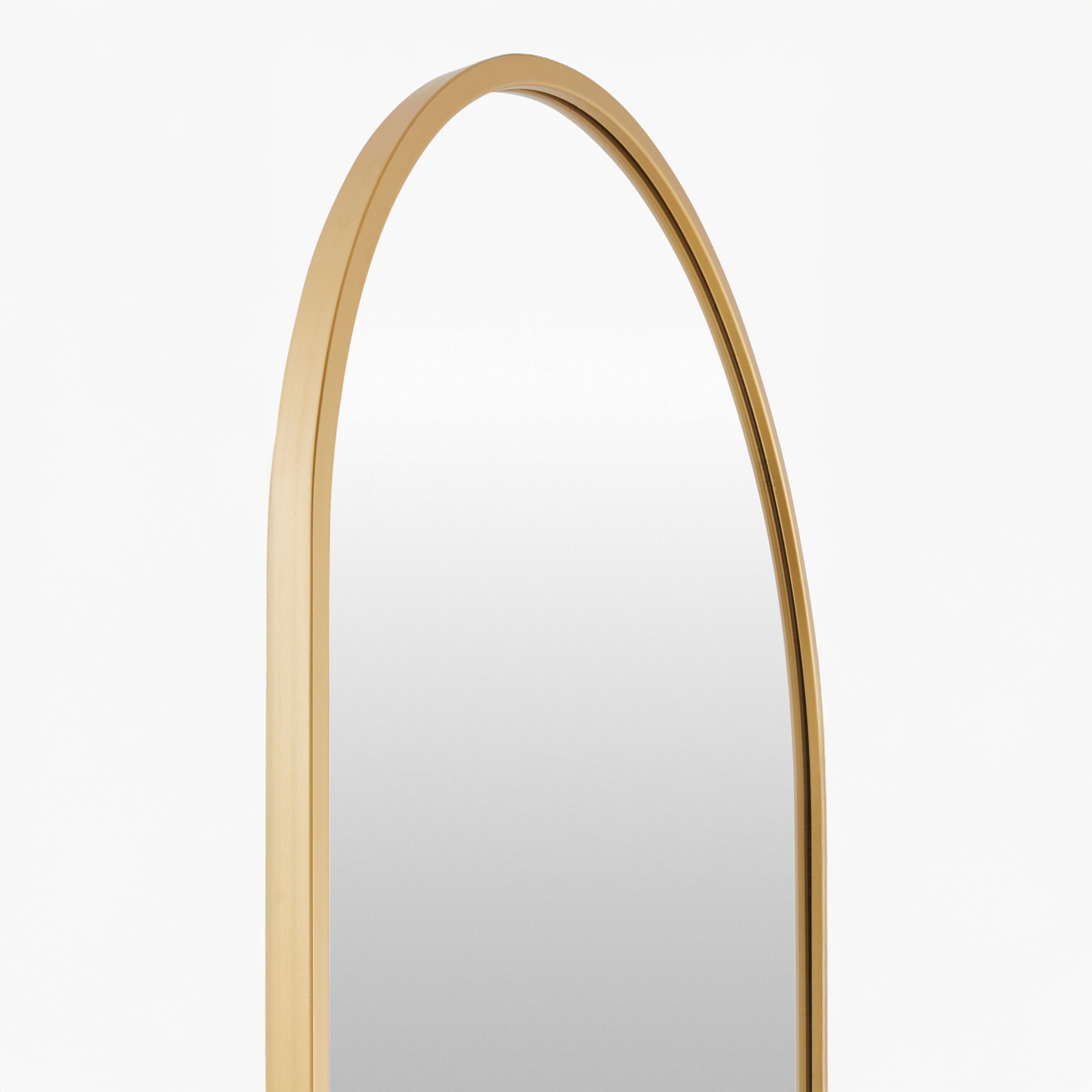 Close up of Carmen Arch Accent Mirror on a white background at Addison West