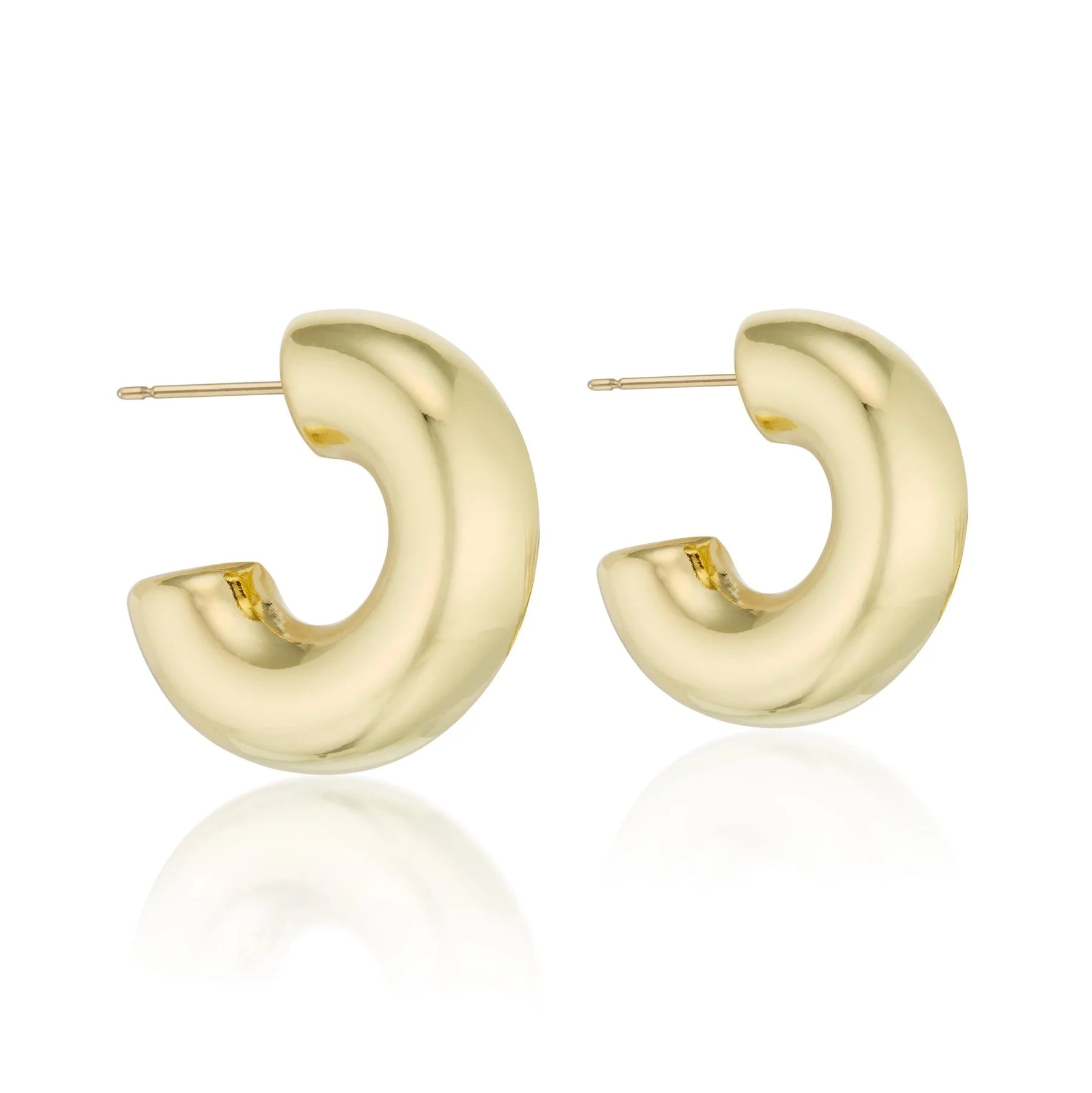 Elli Parr Small Chunky Hoop on a white background at Addison West