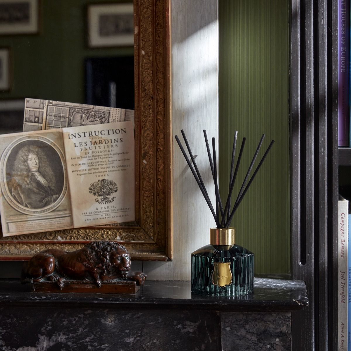 Trudon Figuerie "Fig Leaves and Hyacinth" Diffuser on a white background at Addison West