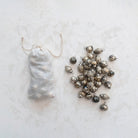 Embossed Mercury Glass Ornaments, Set of 36 on a white background at Addison West