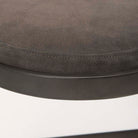 Tyler Counter Stool in Brown Suede - Addison West 