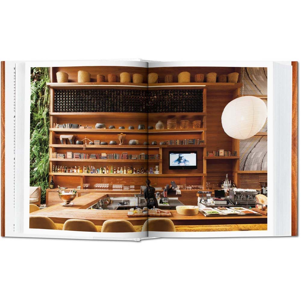 Interior pages of book: 100 Contemporary Wood Buildings
