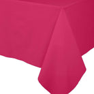 Caspari Paper Linen Tablecloth in Fuchsia - Addison West 