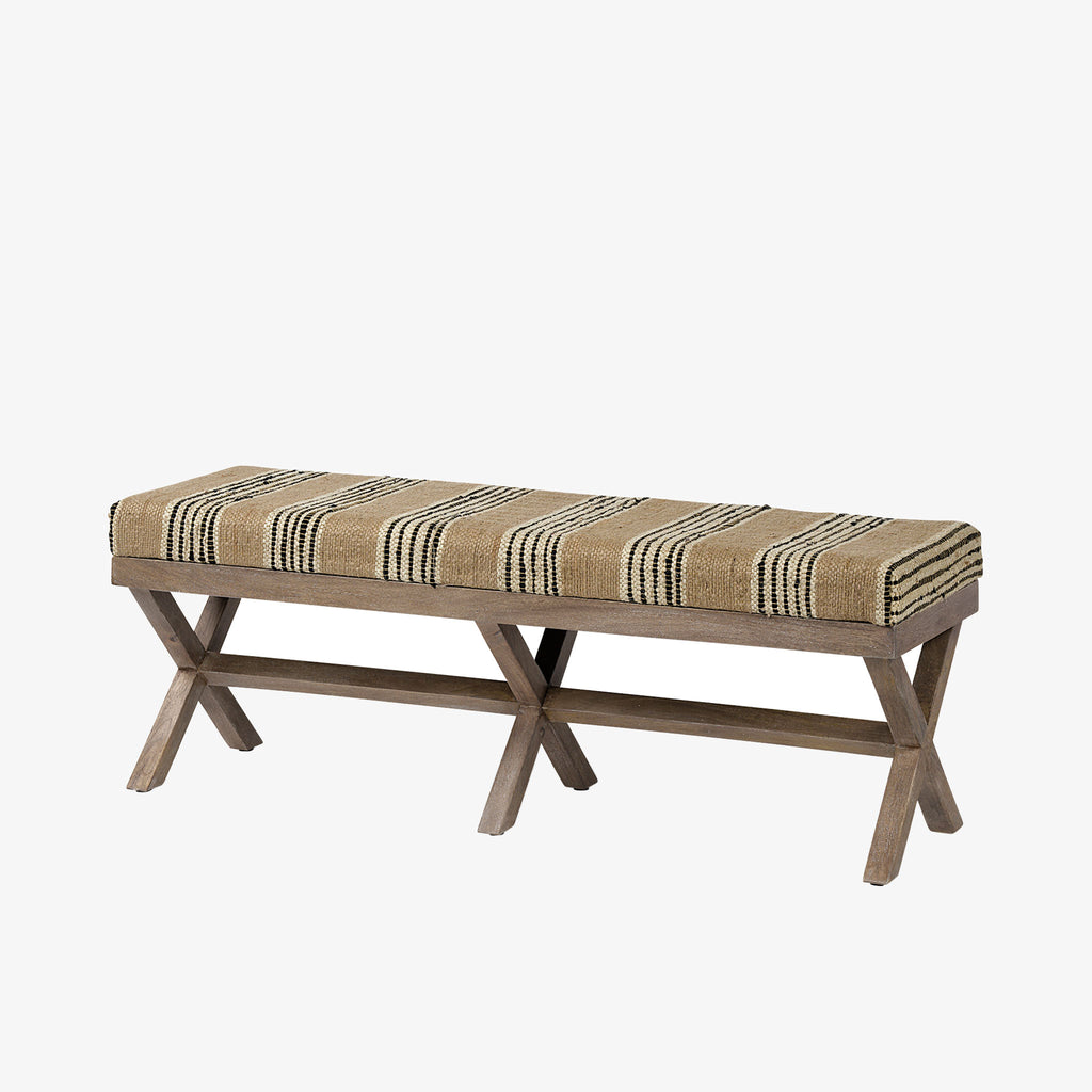 Upholstered Wood Bench