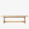 Mercana Aida accent bench of solid mango wood on a white background