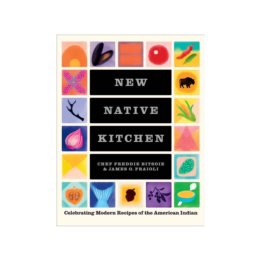 Front cover art for New Native Kitchen: Celebrating Modern Recipes of the American Indian