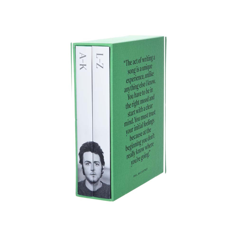 Paul McCartney book the Lyrics book box